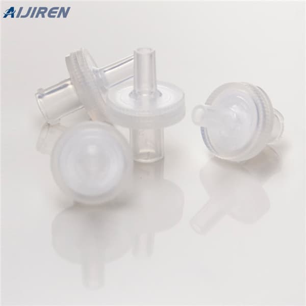 wheel filter pvdf mushroom syringe filter gas exchange